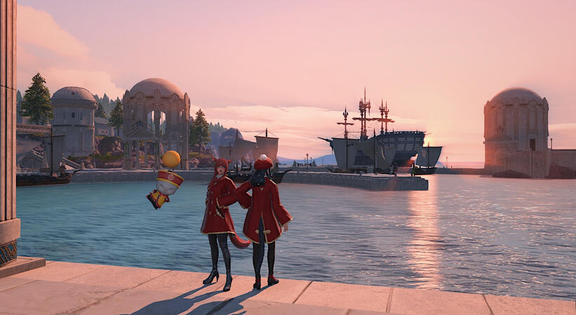 Old Sharlayan Pier In Uniforms